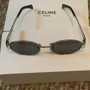 Celine triomphe silver glasses